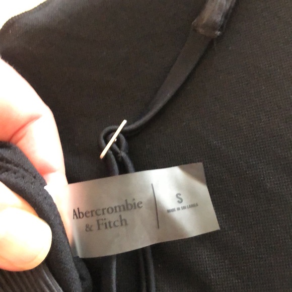 Abercrombie and fitch black ribbed 2 piece suit size small - Picture 9 of 9